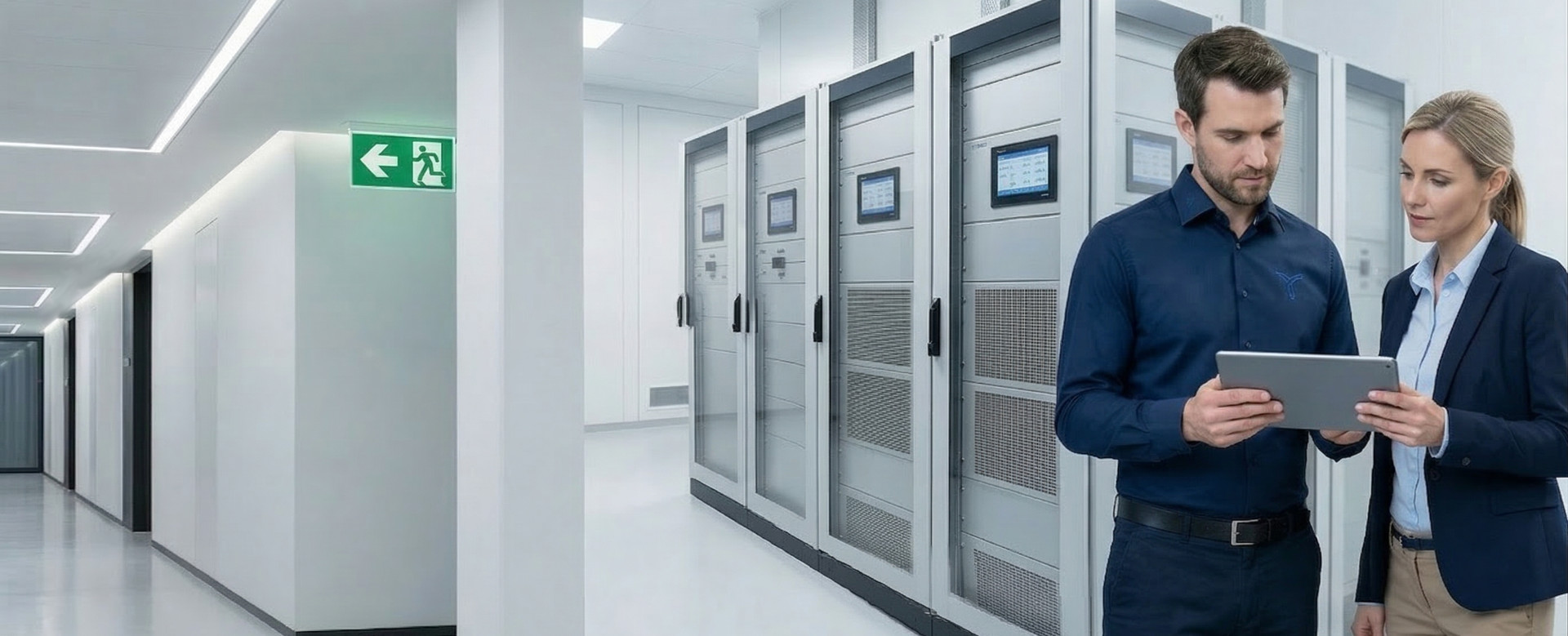 Sicherheitsstromversorgung und Sicherheitsbeleuchtung Header Bild